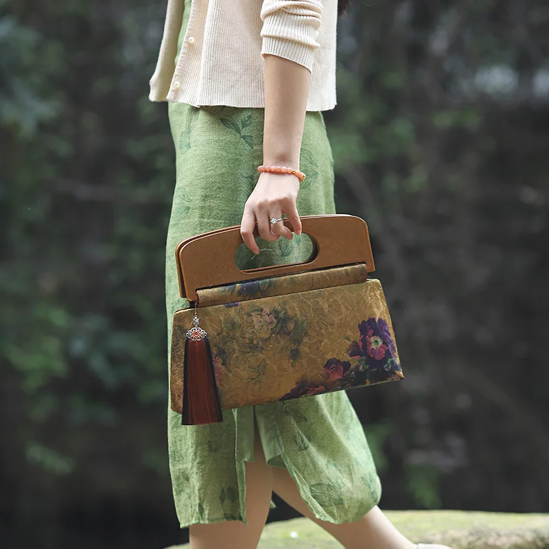 Classic Hand Fringe Bag Original Handmade Mother Gift Well Bags Vintage WomenTote Women's Handbags - Image 5