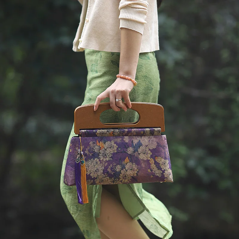 Classic Hand Fringe Bag Original Handmade Mother Gift Well Bags Vintage WomenTote Women's Handbags - Image 2