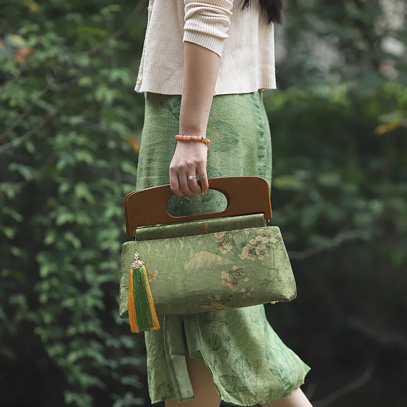 Classic Hand Fringe Bag Original Handmade Mother Gift Well Bags Vintage WomenTote Women's Handbags - Image 3